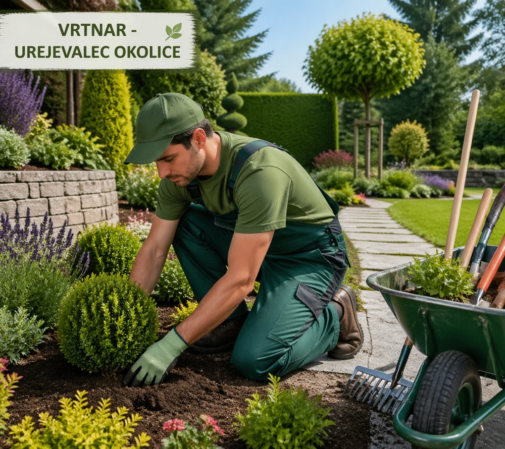 vrtnar urejevalec okolice