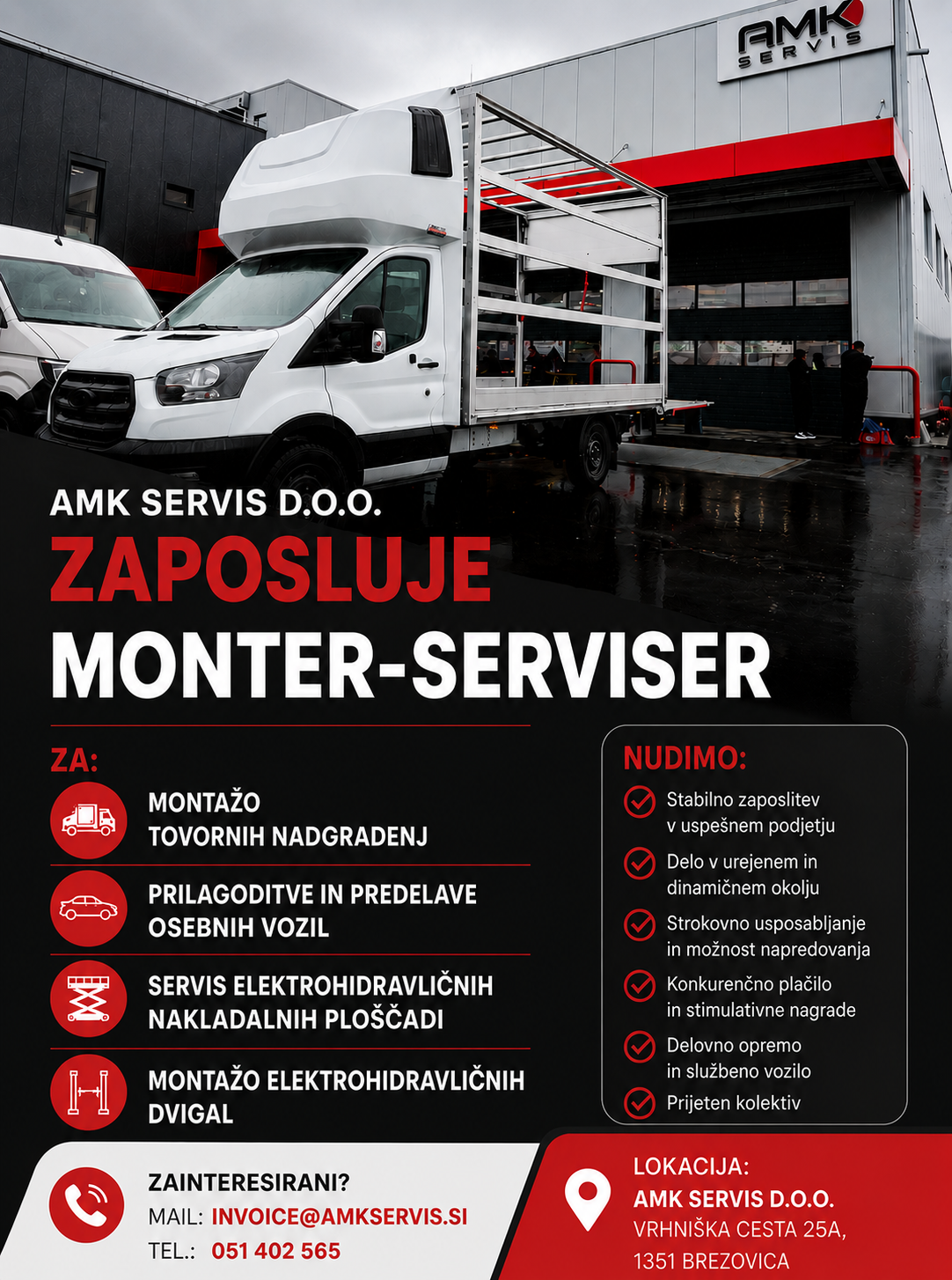 monter serviser