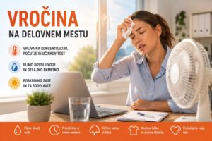 vpliv vrocine na delo