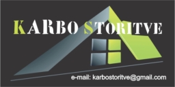 256x256 Karbo storitve Nalepka za buteljko 50 x 24 mm 2