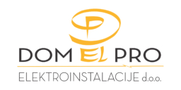 256x256 DomElPro logotip belo ozadje